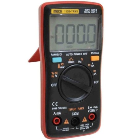 Meco 4 digit Digital Multimeter 135B+TRMS image-1