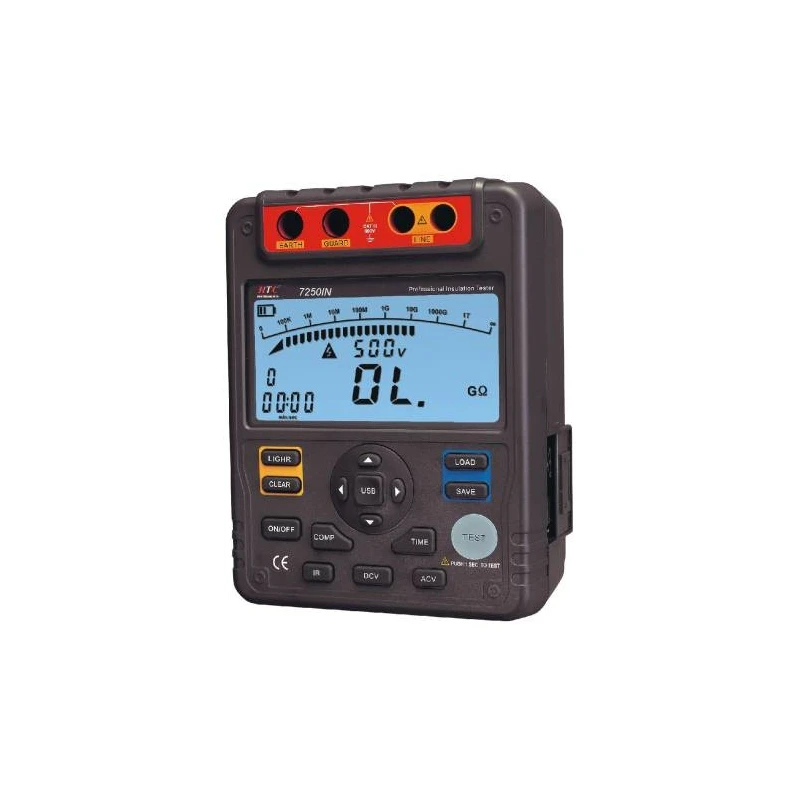 HTC Digital Insualtion Tester 5kV-1000GΩ 7250IN image-1