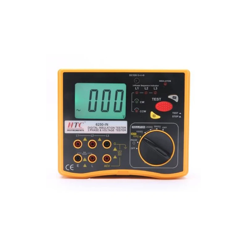 HTC Digital Insualtion Tester 5kV-200GΩ 6250IN image-1