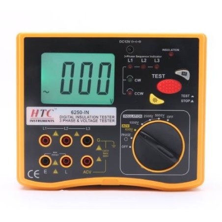 HTC Digital Insualtion Tester 5kV-200GΩ 6250IN image-1