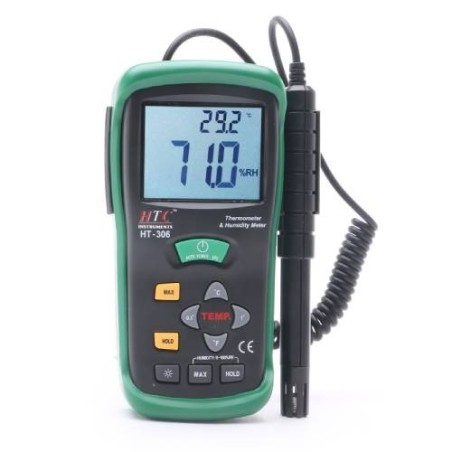 HTC Humidity & Temperature Meter HT-306 image-1