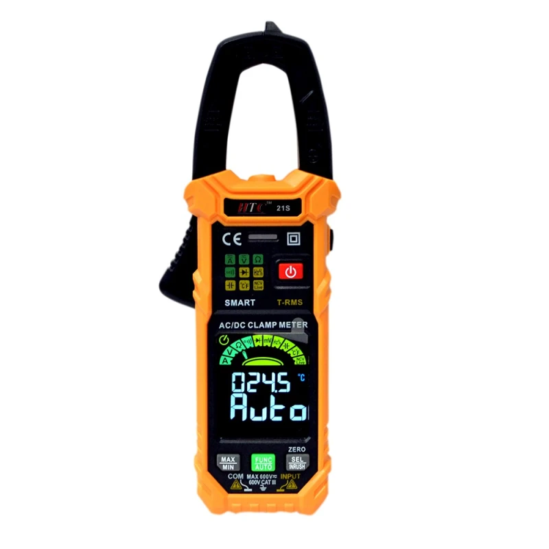 HTC-21S Smart Clamp Meter 600A AC/DC image-1