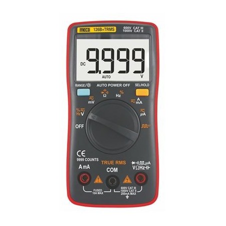Meco 4 digit Digital Multimeter 126B+TRMS image-1