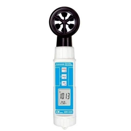 Lutron Vane Anemometer Barometer | Humidity Temperature ABH 4225 image-1