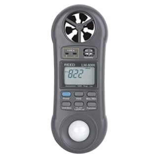 Lutron Anemometer Humidity Light Meter Thermometer LM 8000A image-1
