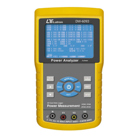Lutron Power Analyzer 3 Phase DW 6093 image-1