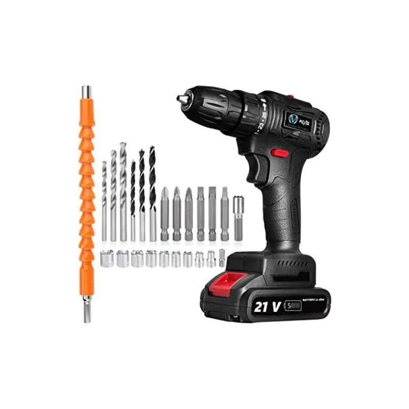Voltz VZ-21V Electric Cordless Drill Driver Kit image-6