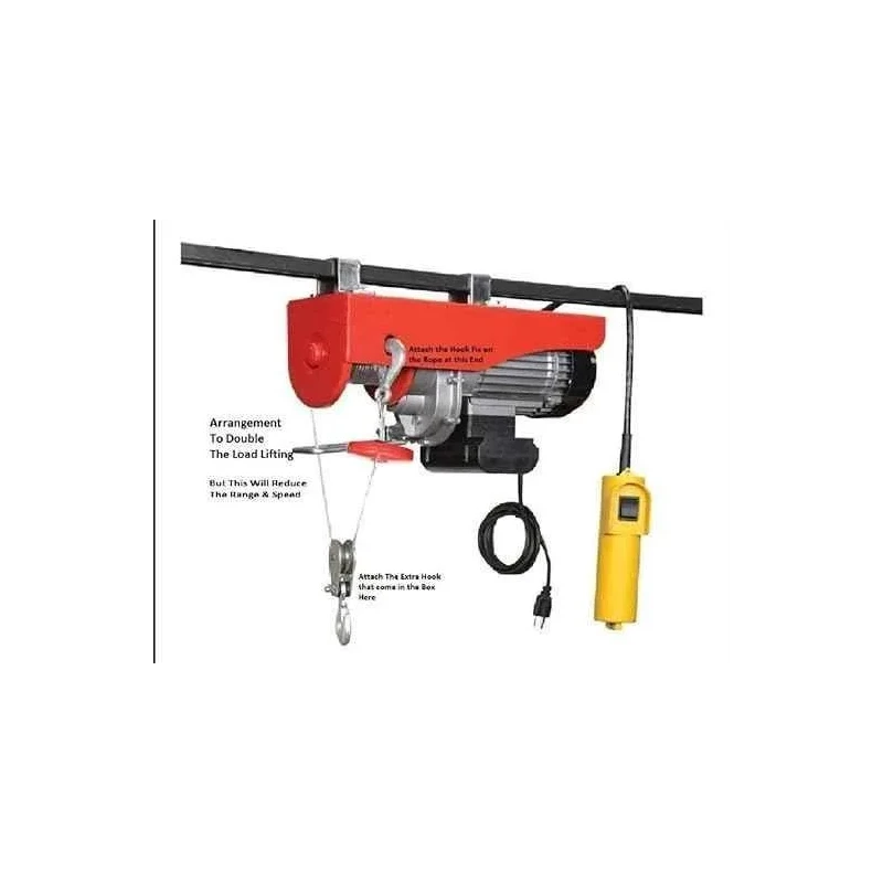 Voltz PA-800 1350W Mini Electric Rope Hoist image-2