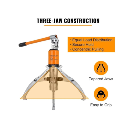 Voltz YL-10T 10 Ton Hydraulic Gear Puller Kit image-1