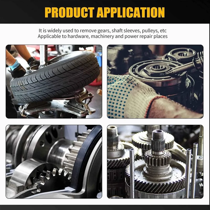 Voltz YL-10T 10 Ton Hydraulic Gear Puller Kit image-5