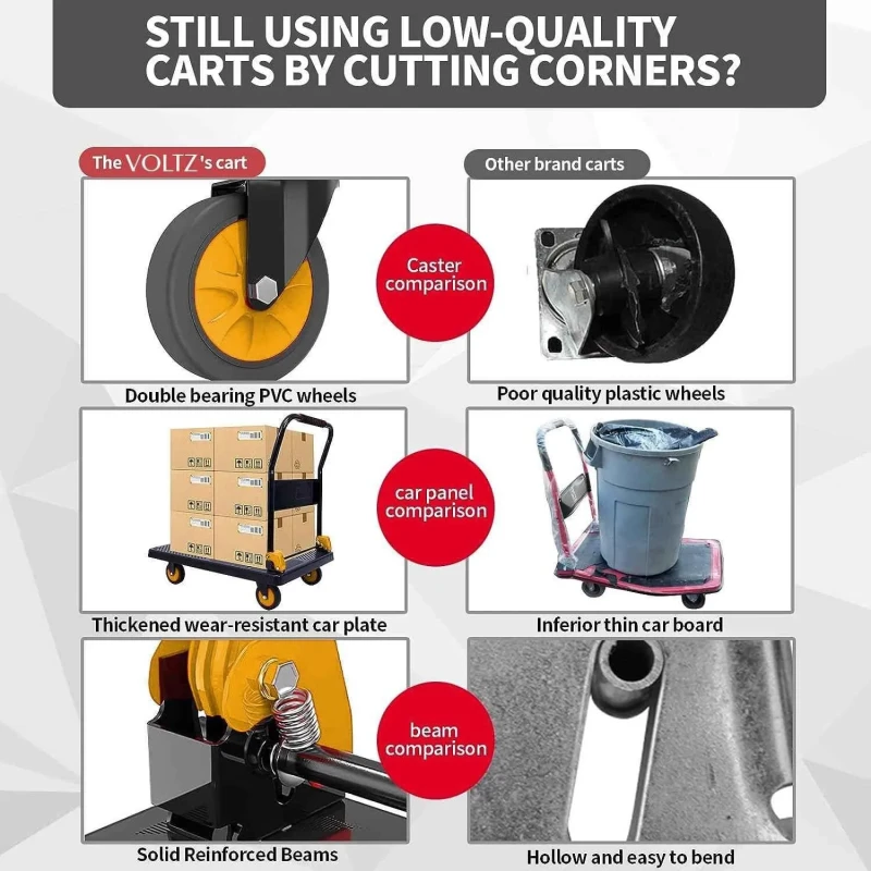 Voltz VZ-VHT-400 400kg Foldable Moving Platform Trolley image-3