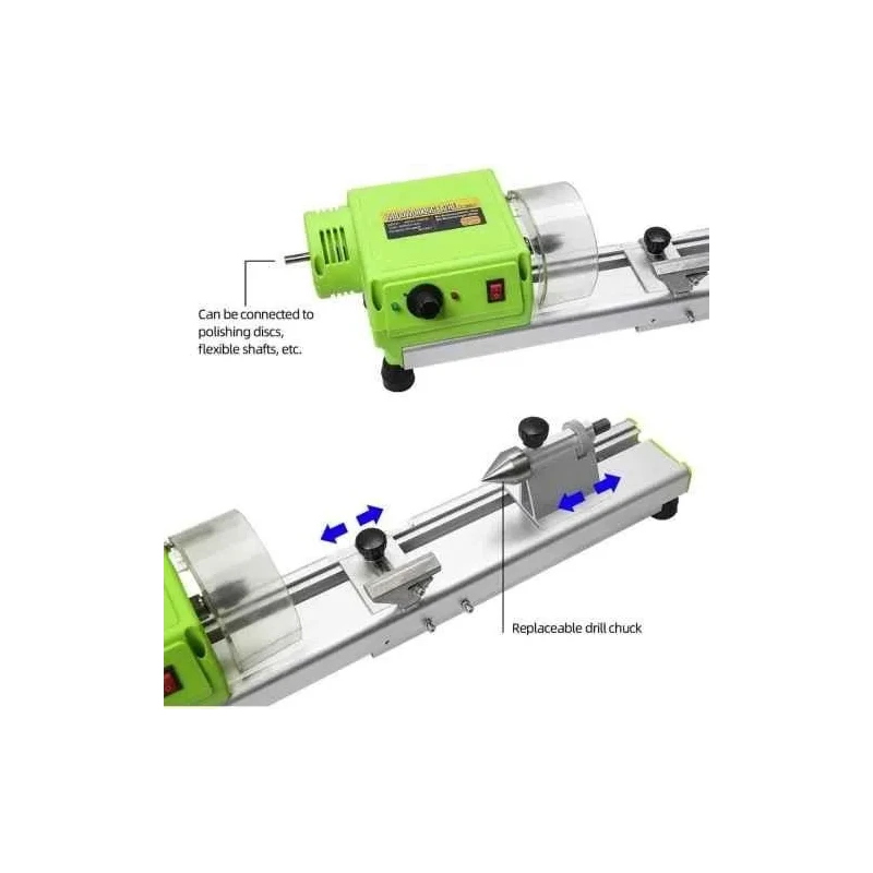 Voltz 580W Mini Lathe Machine image-2