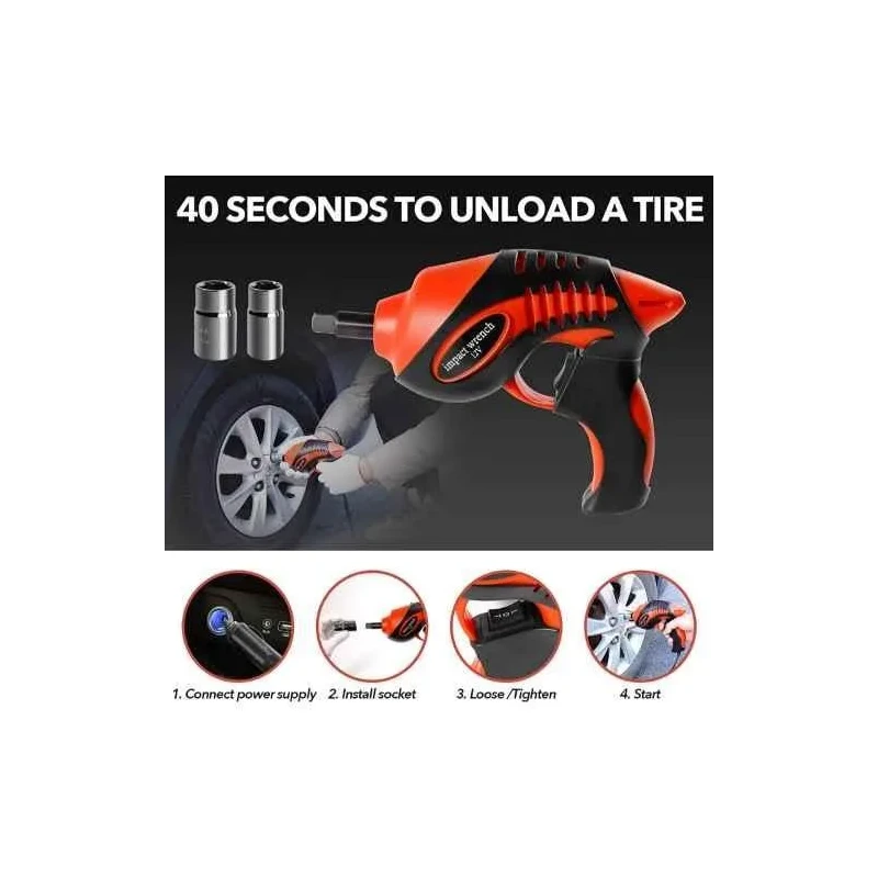 Voltz VZ-EW 12V Electric Wrench & Impact Driver image-1