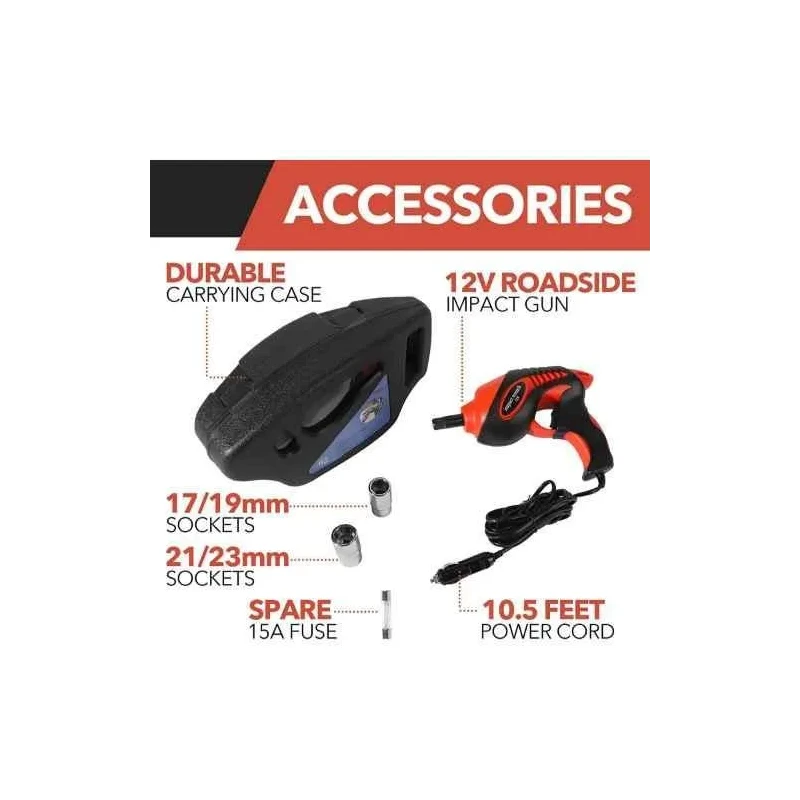 Voltz VZ-EW 12V Electric Wrench & Impact Driver image-2