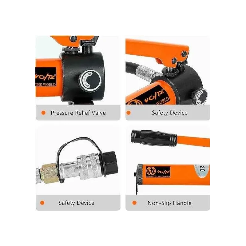 Voltz VZ-VHP-5T 5 Ton Hydraulic Split Puller Kit with CP180 Hydraulic Pump image-3