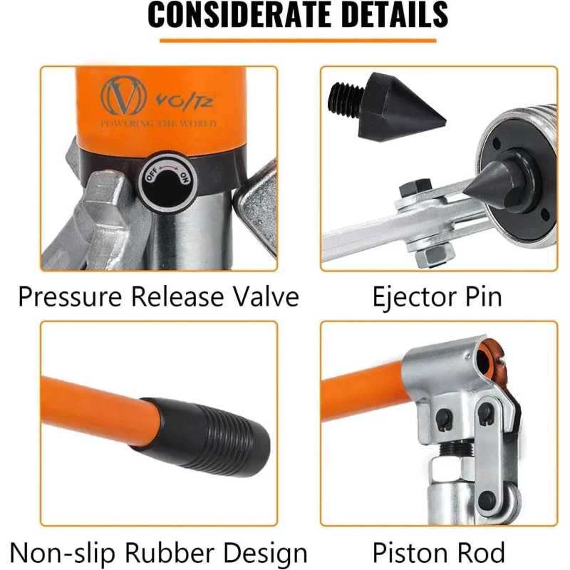 Voltz YL-20T 20 Ton Hydraulic Gear Puller with Locking Nut image-2