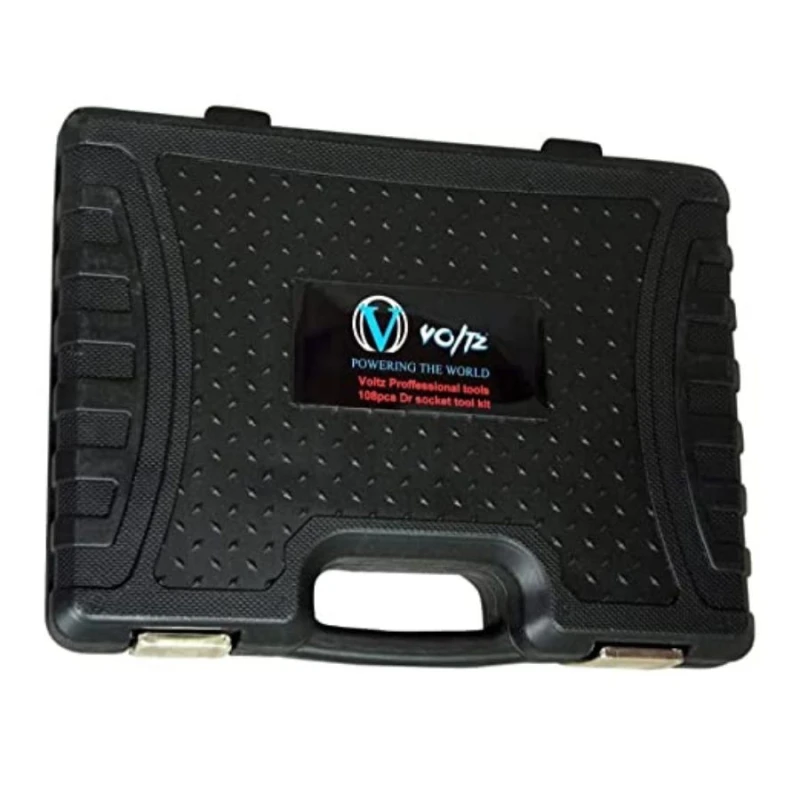 Voltz VZ-TK-108 Metric 1/4 & 1/2 Ratchet Wrench & Socket Kit image-3