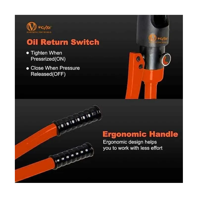 Voltz YQK-400 20 Ton Hydraulic Terminal Crimper Tool image-4