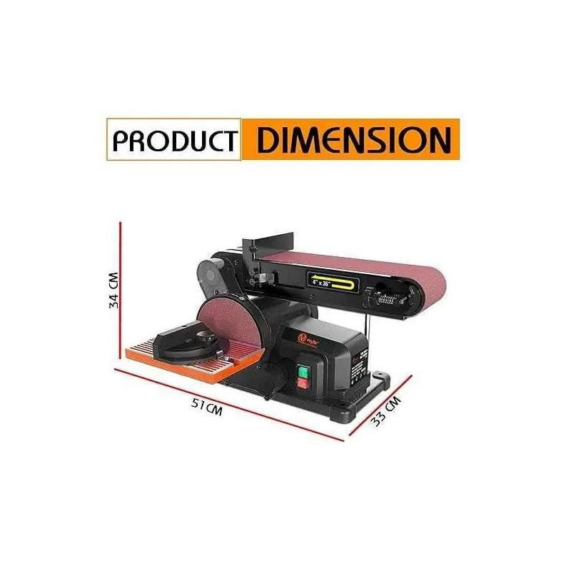 Voltz VZ-DS-500 500W 5 Inch Electric Belt Grinder Sander image-4