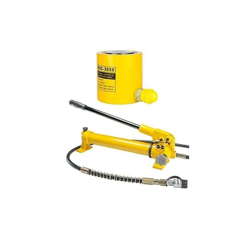 Voltz RSC-3050700 30 Ton Hydraulic Cylinder Jack with CP-700 Hand Pump Stroke image-4