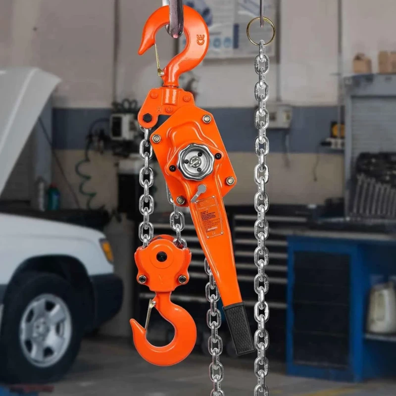 Voltz VZ-6TON 6 Ton Carbon Steel Ratchet Lever Chain Hoist image-1
