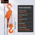 Voltz VZ-6TON 6 Ton Carbon Steel Ratchet Lever Chain Hoist image-5