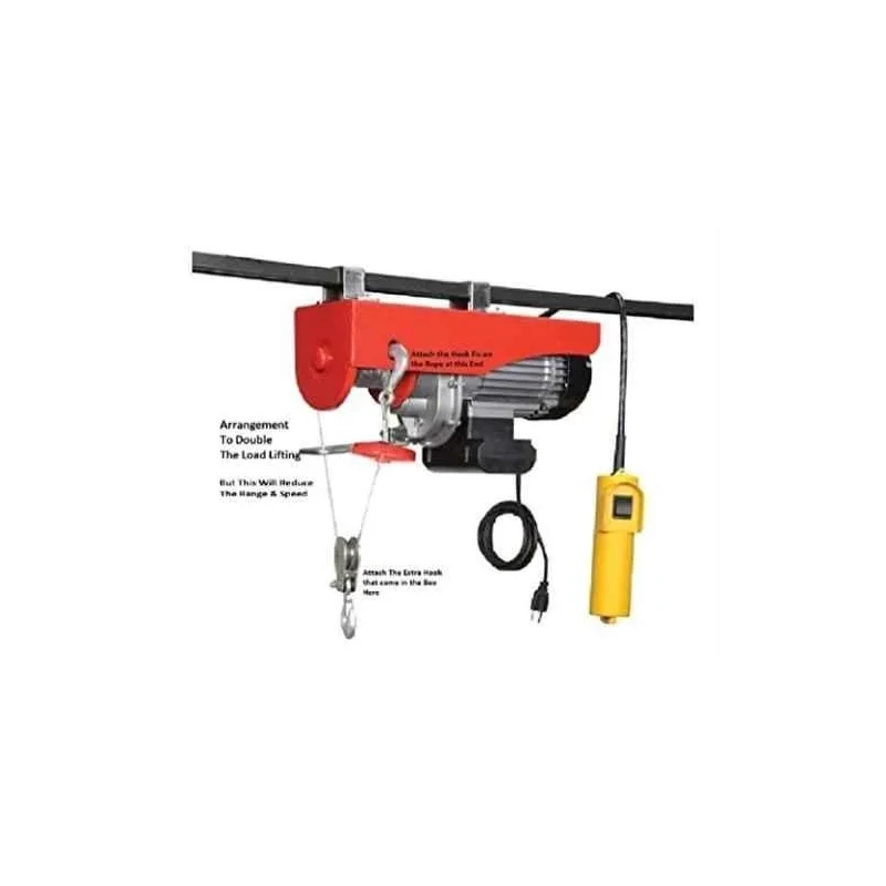 Voltz PA-800 1300W Mini Electric Rope Hoist image-2