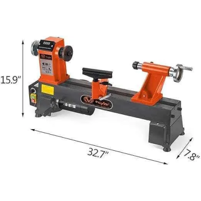 Voltz VZ-WL-2.0 NEWDL-06 550W Benchtop Wood Lathe Machine image-1