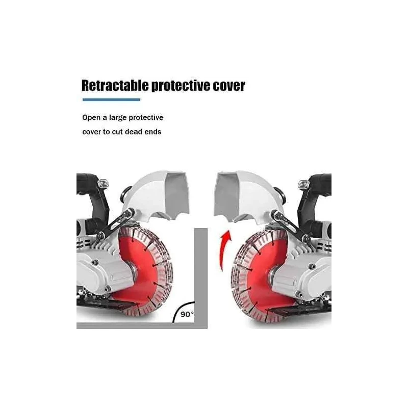 Voltz VZ-160 5200W Electric Notcher Groover with Laser Guide image-3