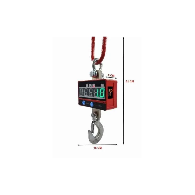 Voltz VZ-CS-1T 1000kg Digital Hanging Crane Scale image-7