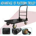 Voltz VZ-VPH-500 500kg Foldable Steel Platform Hand Trolley image-1