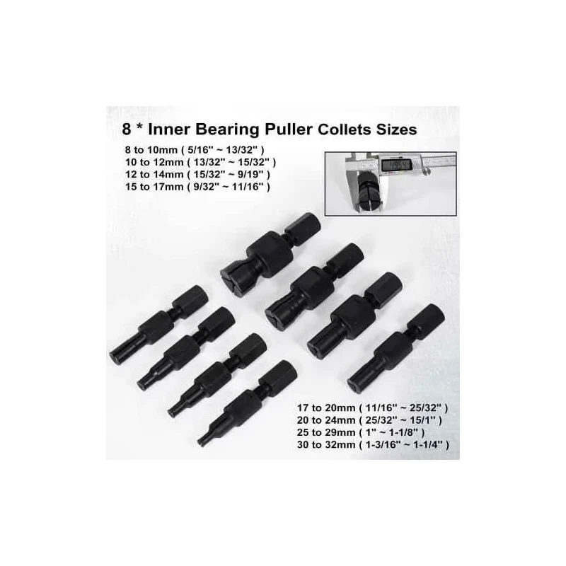 Voltz DN-D1090 Inner Hole Slide Hammer Bearing Puller Kit image-4