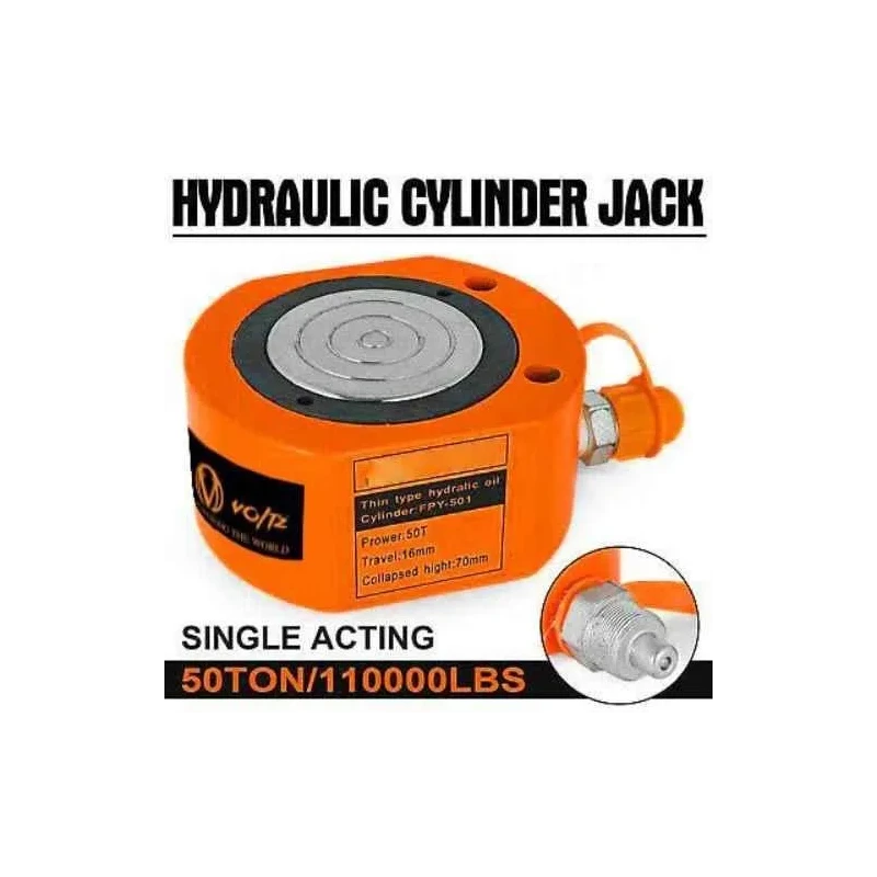 Voltz VZ-FPY-50700 50 Ton Hydraulic Lifting Cylinder Jack image-4