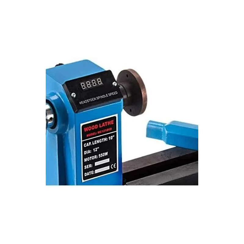 Voltz VZ-WL-2.0 550W Digital Readout Wood Lathe Machine image-4