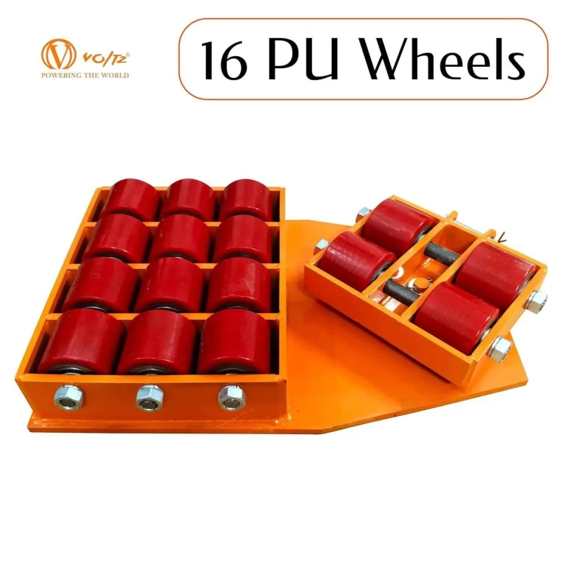 Voltz VZ-CRD-24 24 Ton Alloy Steel Industrial Cargo Trolley image-6