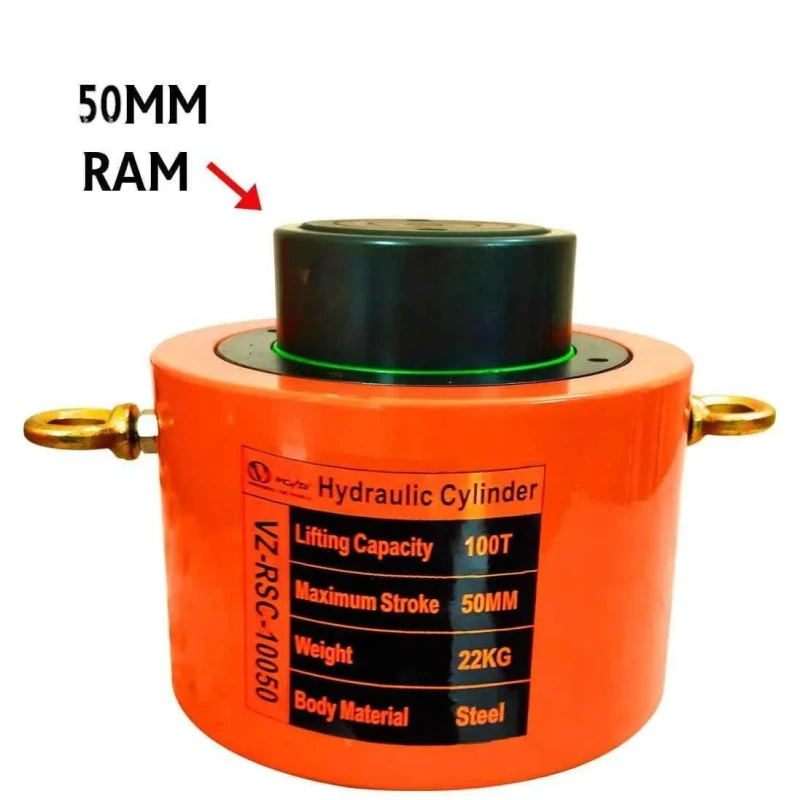 Voltz VZ-RSC-10050 100 Ton Hydraulic Cylinder Lifting Jack image-3