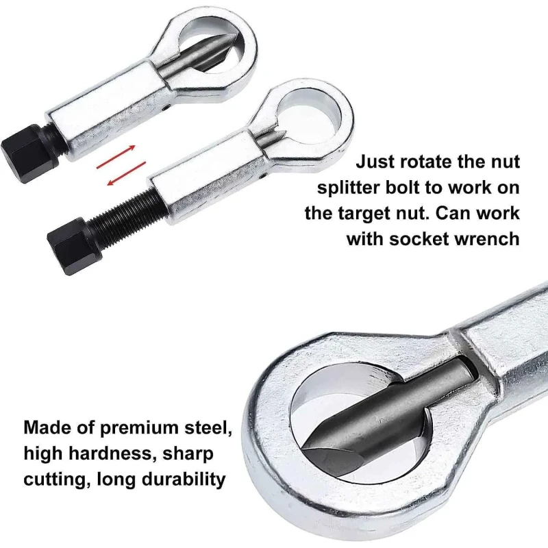 Voltz DN-D1012 4 Pcs Nut Splitter Tool Kit image-2