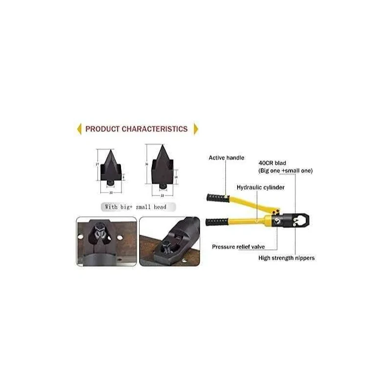 Voltz VZ-YP-24 NC 10 Ton Hydraulic Nut Splitter Tool image-2