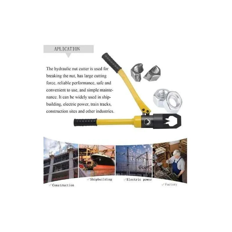 Voltz VZ-YP-24 NC 10 Ton Hydraulic Nut Splitter Tool image-5