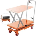 Voltz VZ-HT-150 150kg Manual Scissor Lift Table Trolley image-7