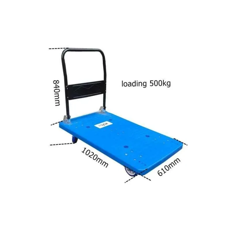 Voltz VZ-PH500 500kg Plastic Moving Platform Hand Trolley image-3