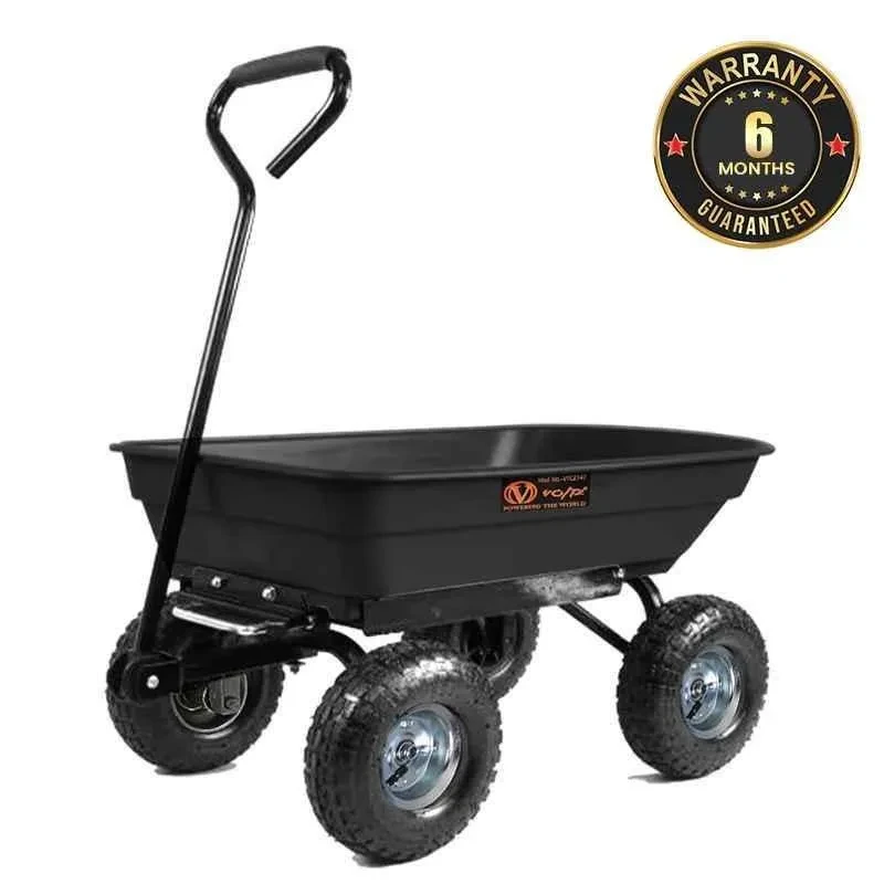 Voltz VZ-VTC-2147 120kg Poly Dump Cart with Steel Frame image-1