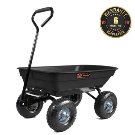 Voltz VZ-VTC-2147 120kg Poly Dump Cart with Steel Frame image-1