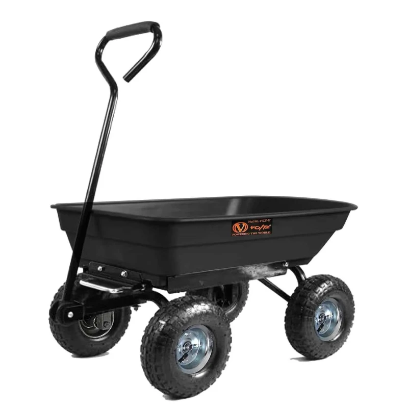 Voltz VZ-VTC-2147 120kg Poly Dump Cart with Steel Frame image-9