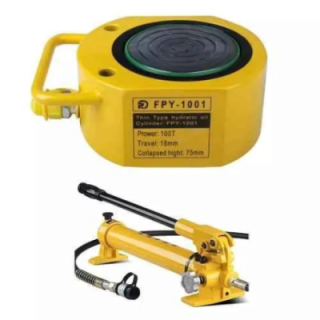 Voltz FPY-100700 100 Ton Ultra-Thin Hydraulic Cylinder Jack image-1