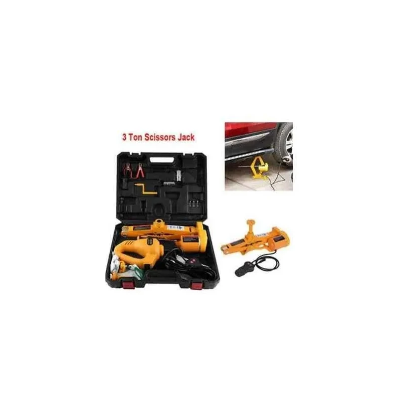 Voltz TY42S 120W 12V Electric Jack & Impact Wrench Kit image-3