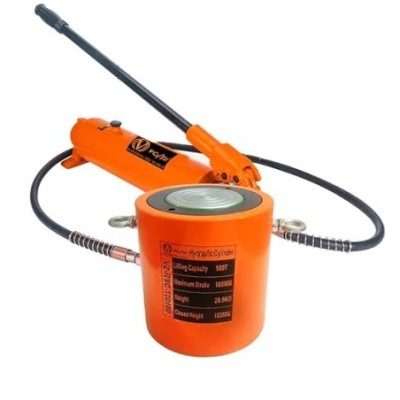 Voltz VZ-RSC-100100 Metal Orange/Black Hydraulic Bottle Jack image-1