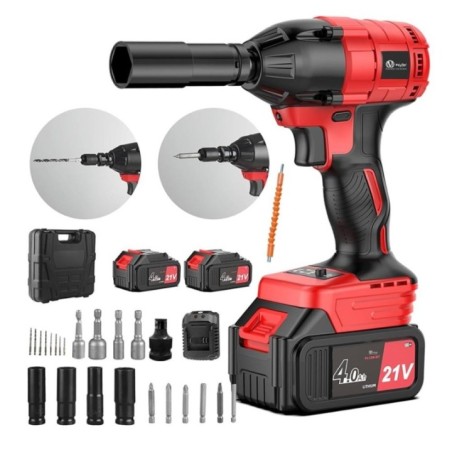 Voltz VZ-IW21 1/2 Inch 450Nm Cordless Electric Impact Wrench Kit image-1