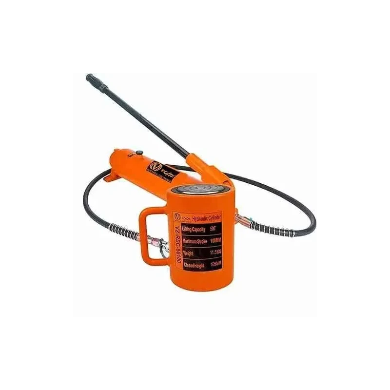 Voltz VZ-RSC-50100 Metal Orange/Black Hydraulic Bottle Jack image-1