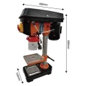 Voltz ZJ4113A 5 Speed 350W Mini Bench Pillar Drill Machine image-5